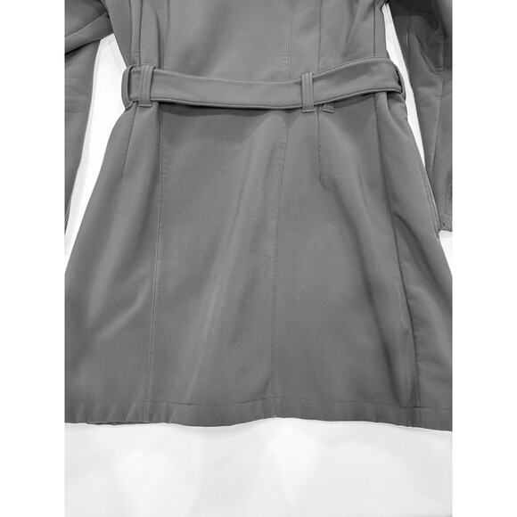 The North Face Women’s Black Belted Trench Coat | Hooded | Water Resistant Small - Picture 9 of 12